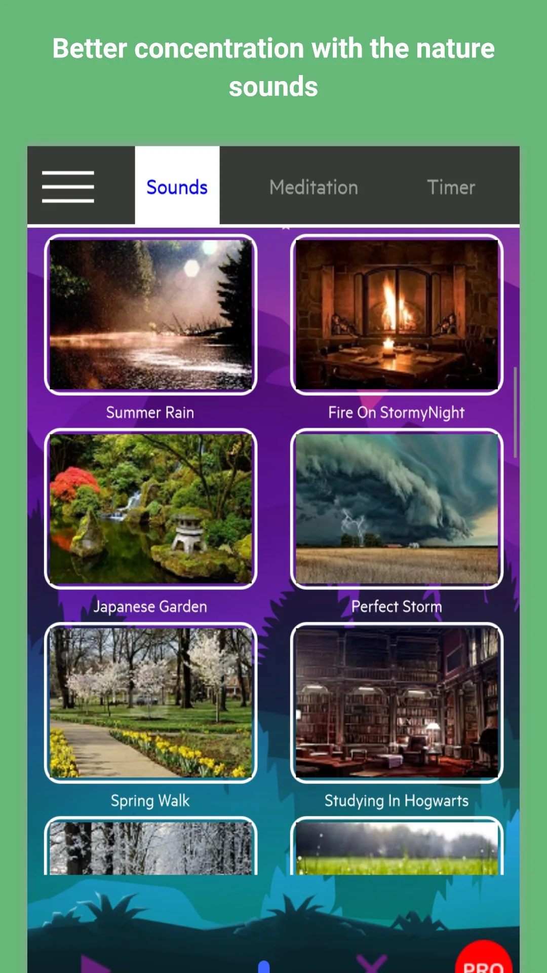 Relajate naturaleza sonidos screenshot 2