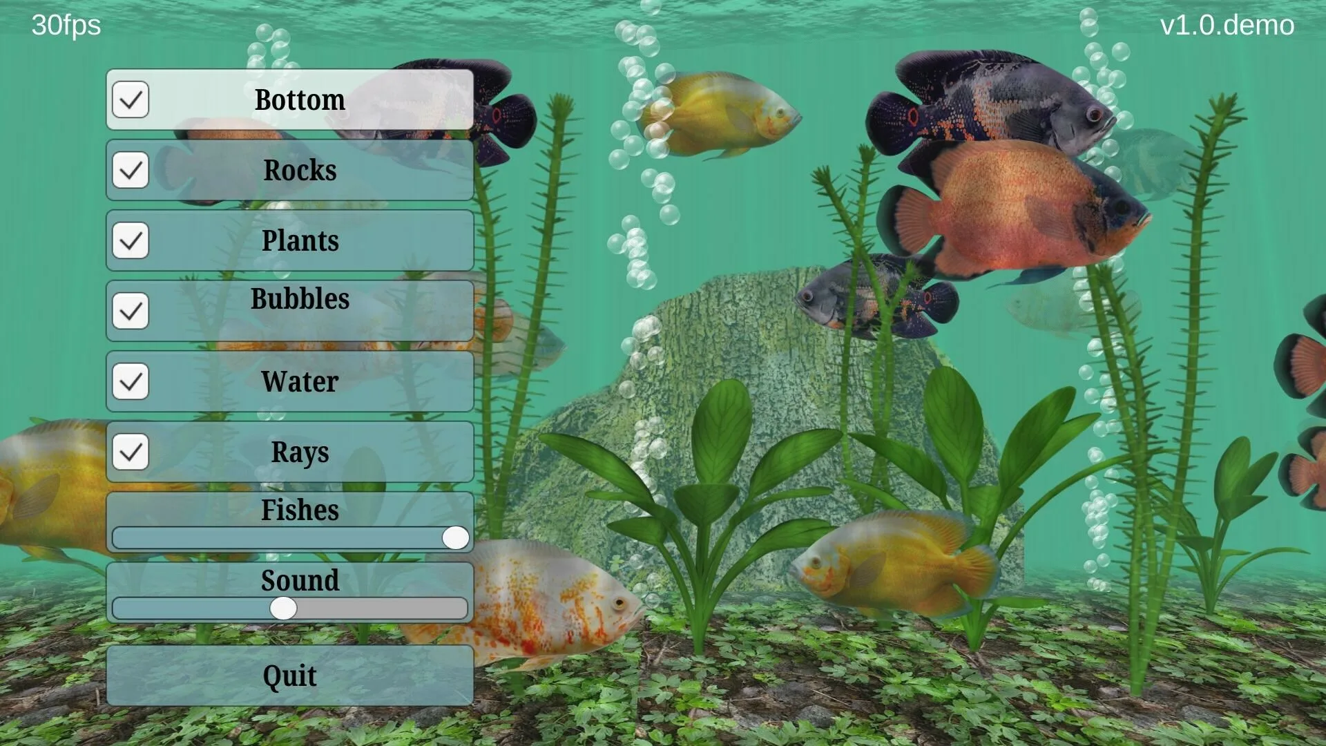 Oscar Fish Aquarium - 3D Aquarium Live App - Gelios Software | Playmarket