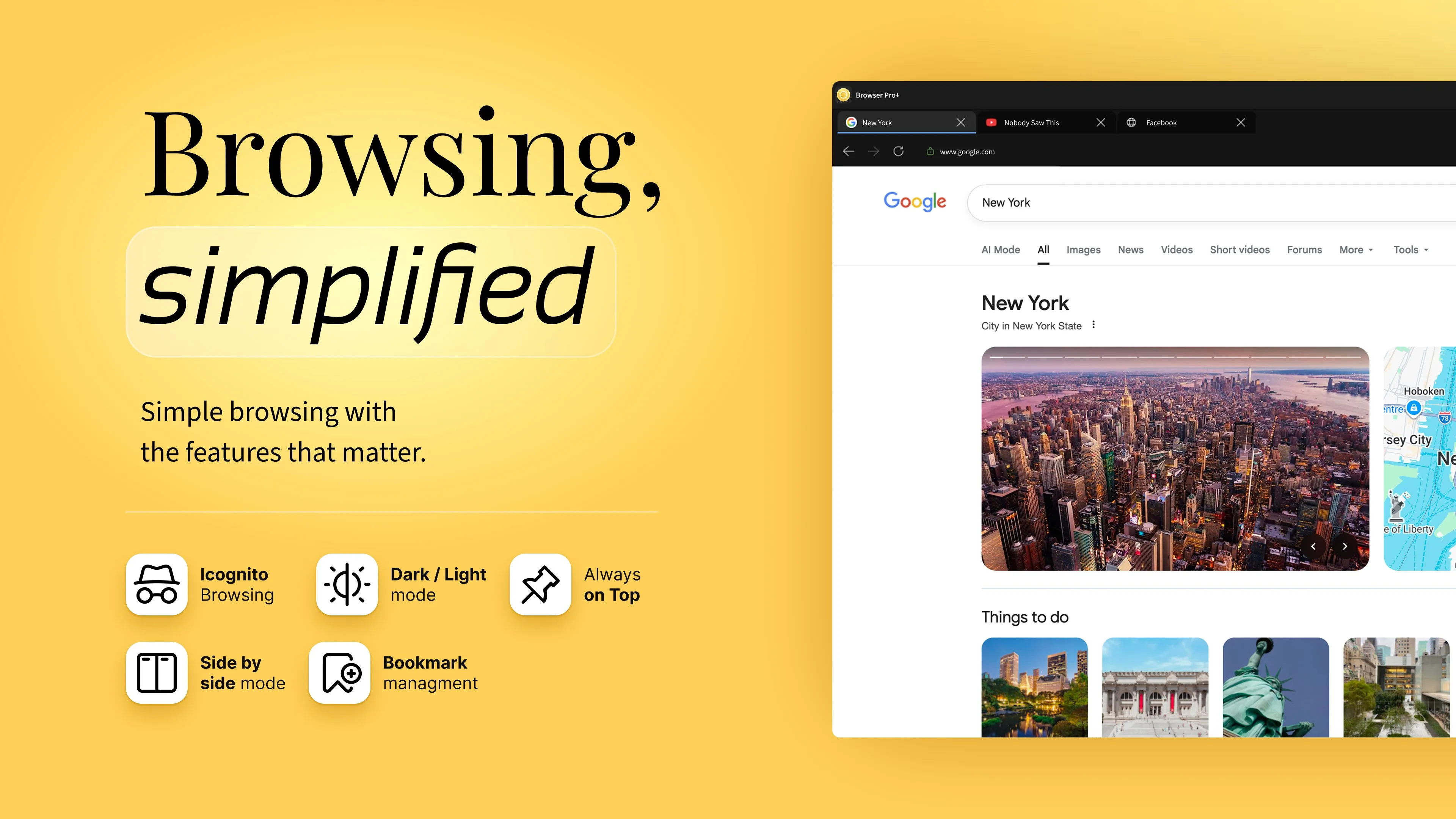 Browser Pro+ screenshot 1