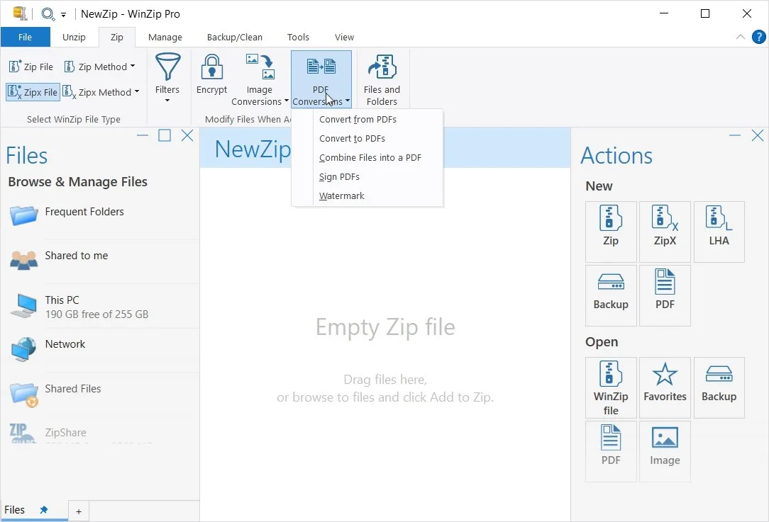 WinZip Microsoft Store Edition screenshot 2