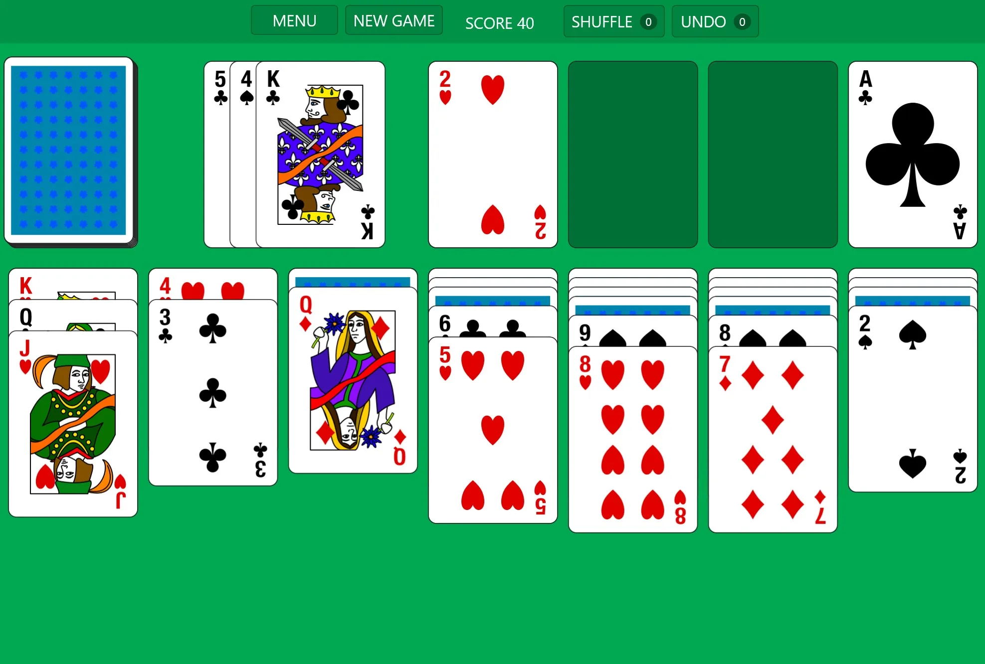 Solitaire '95 screenshot 3