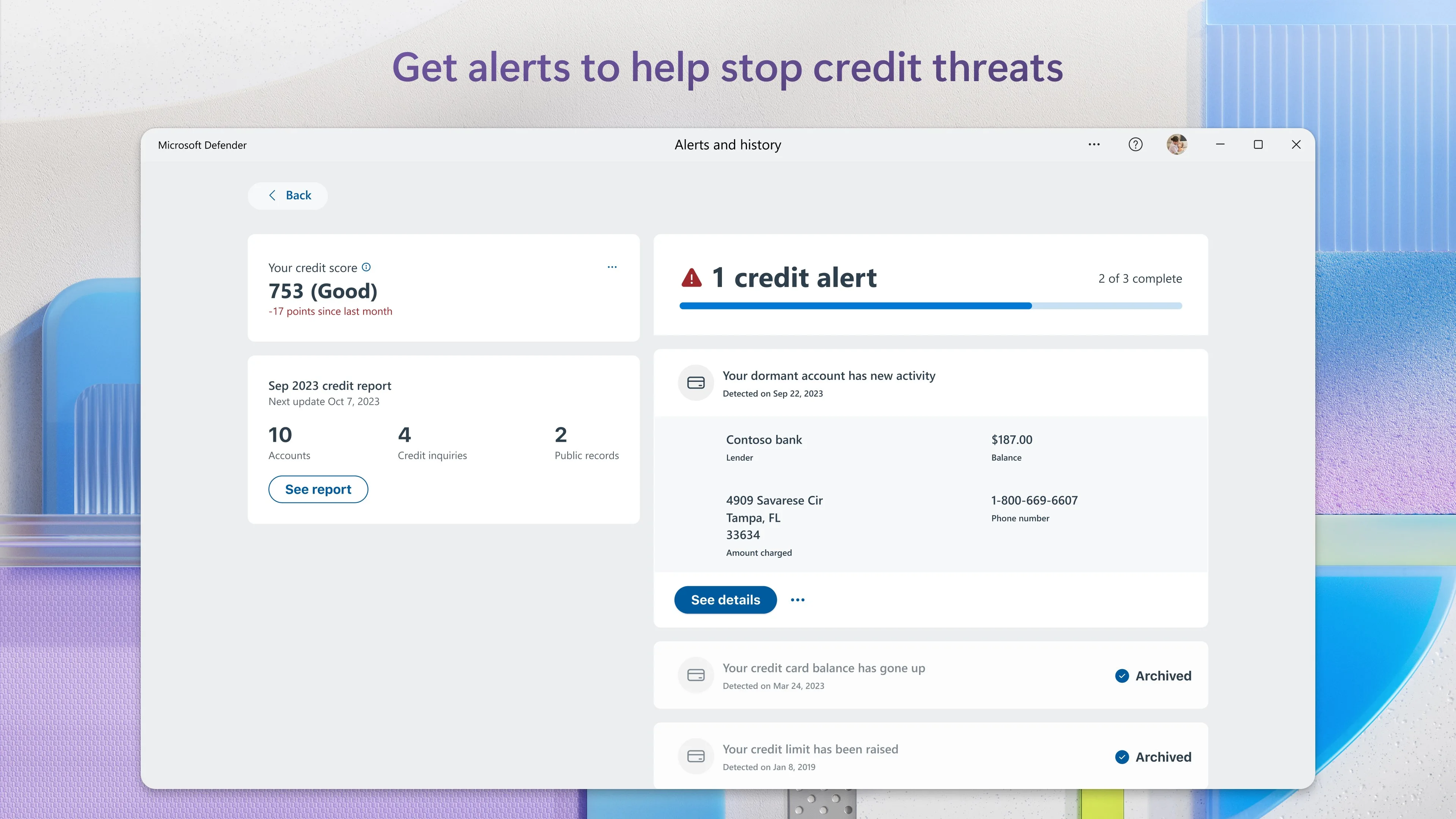 Microsoft Defender screenshot 3