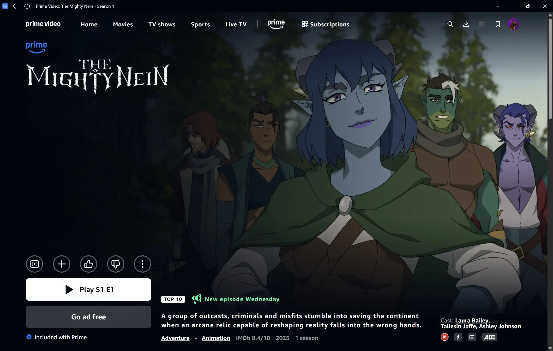 Prime Video para Windows screenshot 1