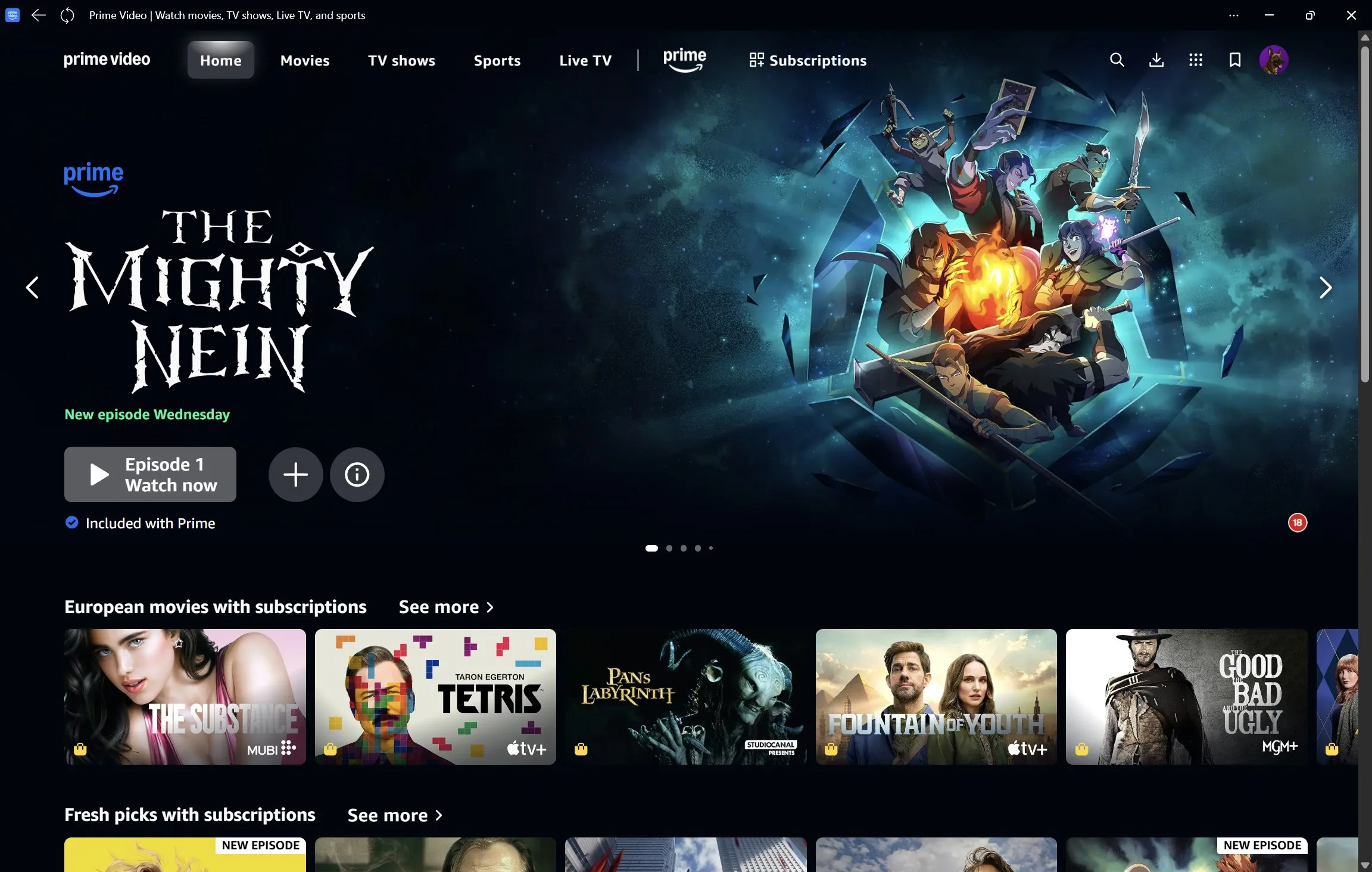 Prime Video para Windows screenshot 2