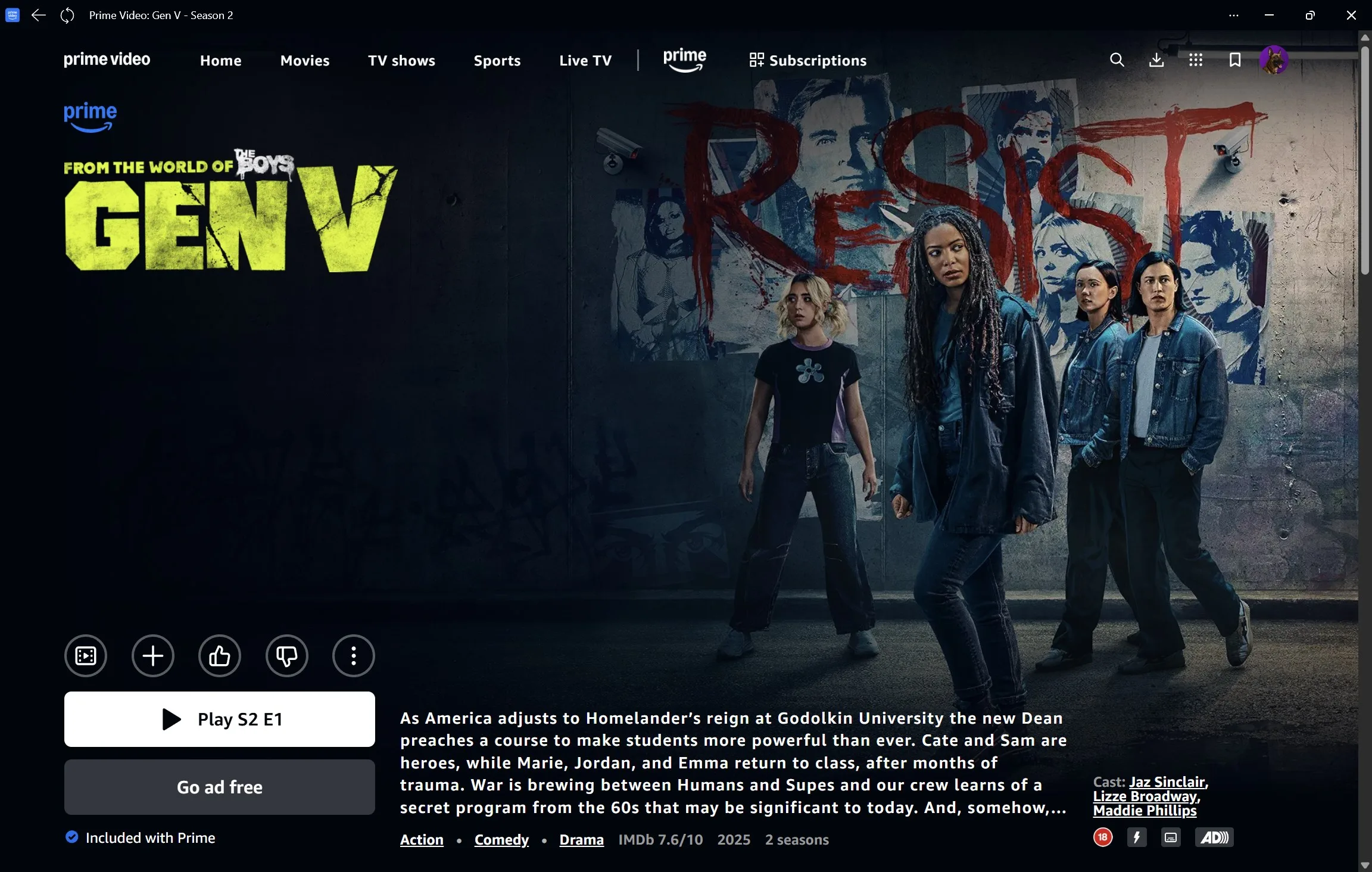 Prime Video para Windows screenshot 3