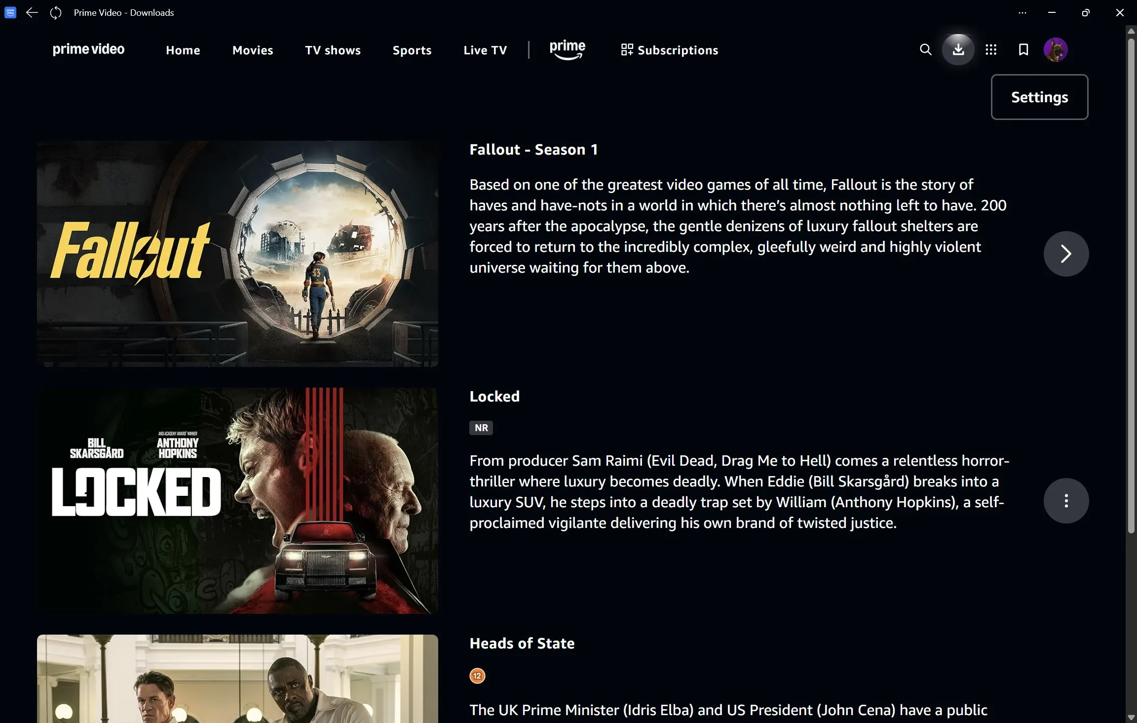 Prime Video para Windows screenshot 4