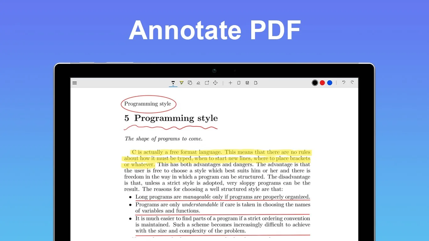 QuickNote Whiteboard - Anotar PDF screenshot 1