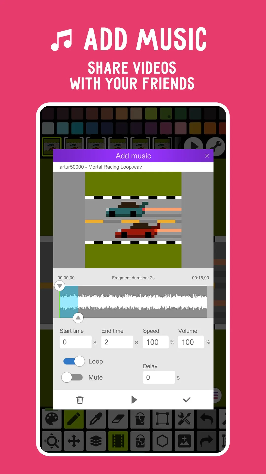 Pixel Studio - pixel art editor, GIF animation screenshot 5