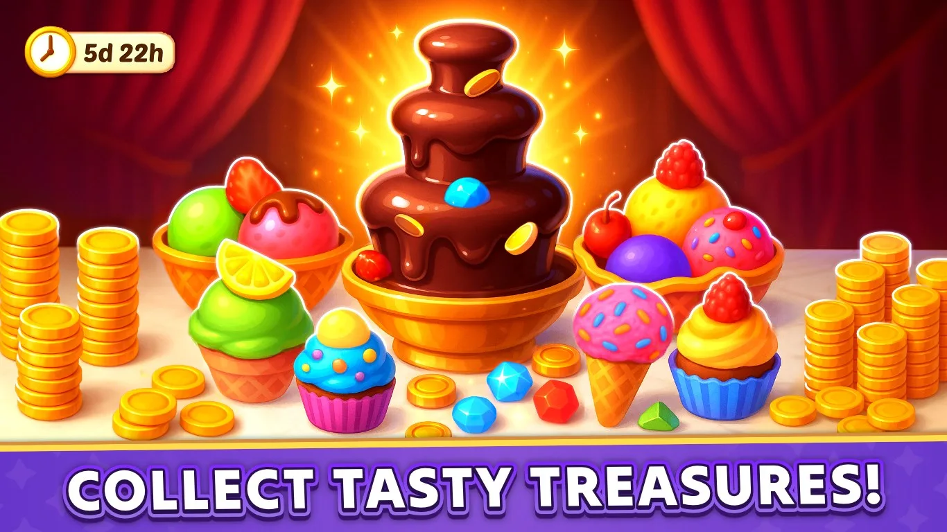 Ice Cream Paradise - Match 3 Puzzle Adventure screenshot 1