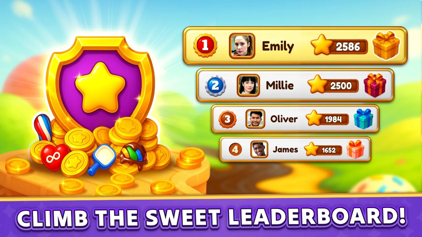 Ice Cream Paradise - Match 3 Puzzle Adventure screenshot 2
