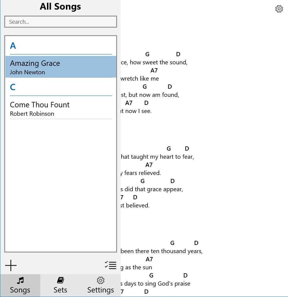 SongbookPro screenshot 2