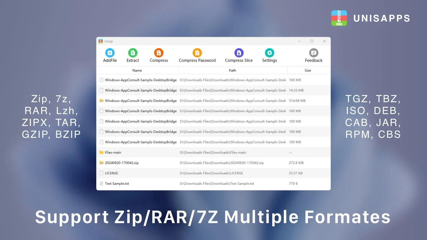 Unzip Expert screenshot 2