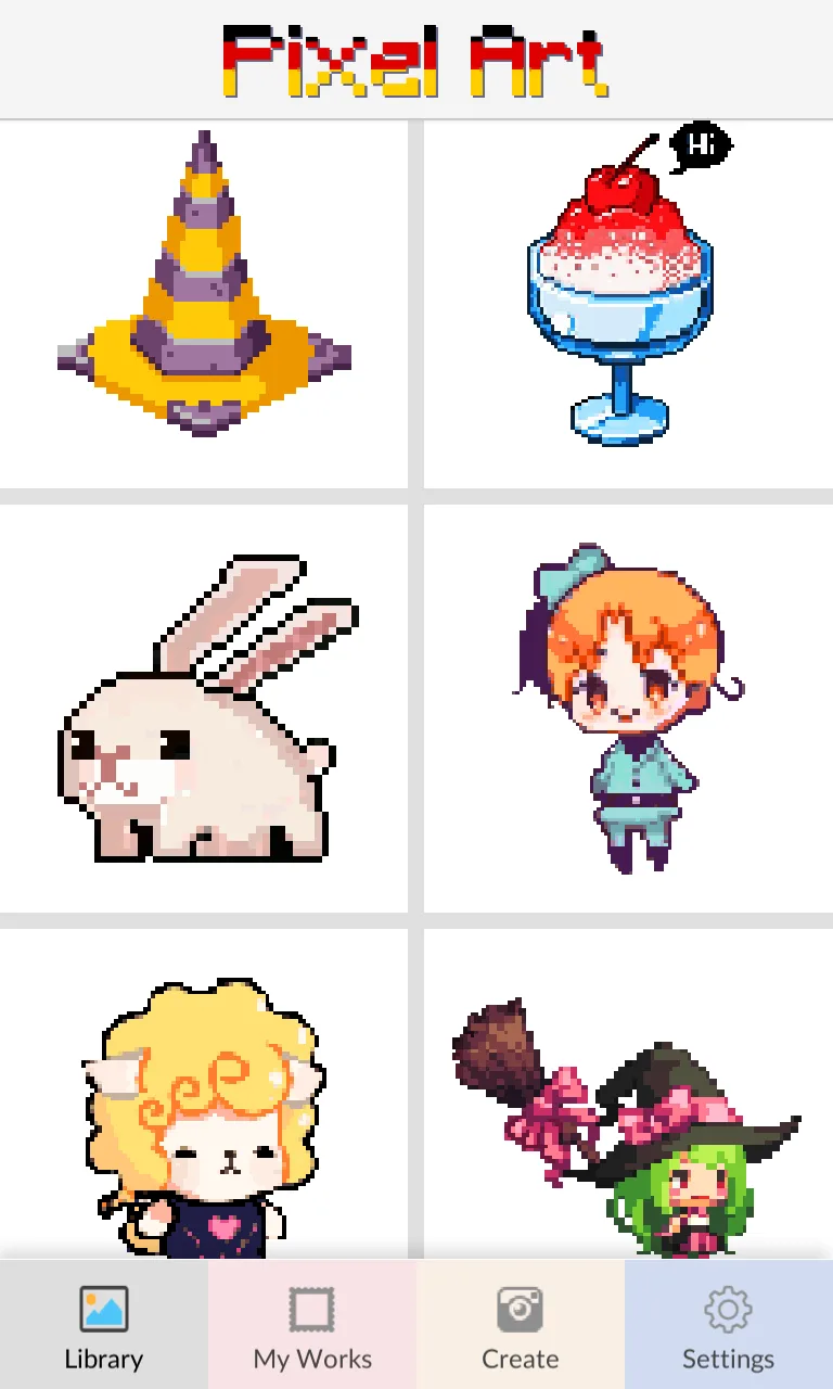 Pixel Art: Colorear por números screenshot 1