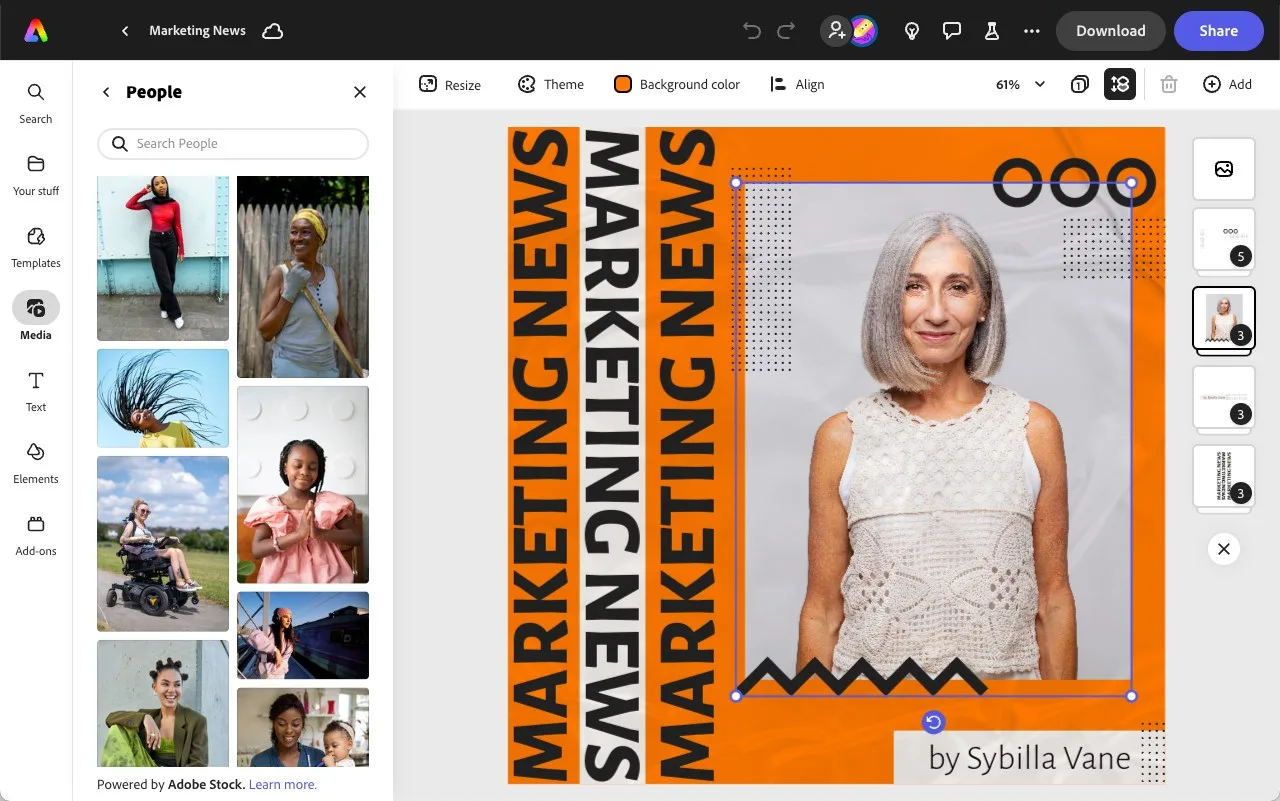 Adobe Express screenshot 2