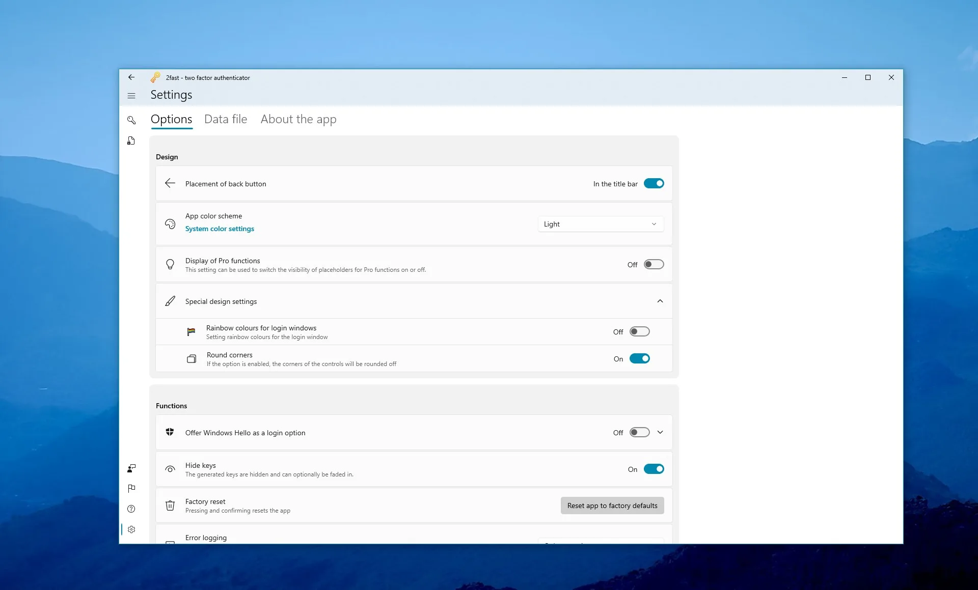 2fast – Two Factor Authenticator screenshot 5