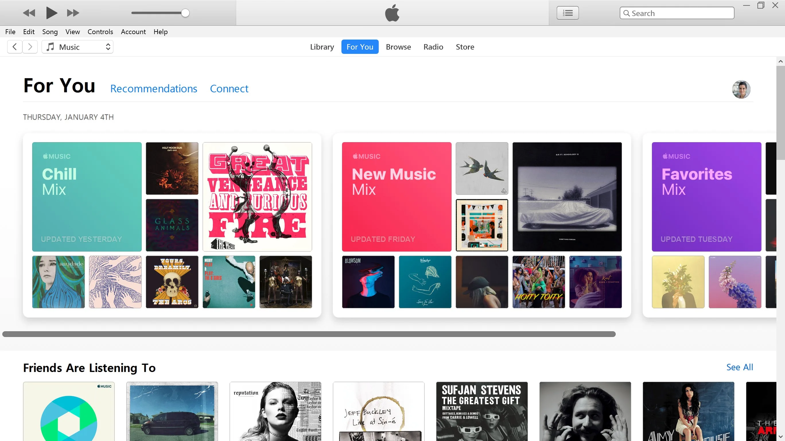 iTunes screenshot 2