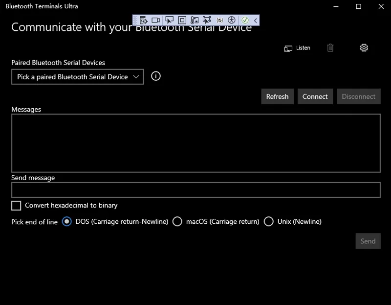 ·Термінали Bluetooth· screenshot 2