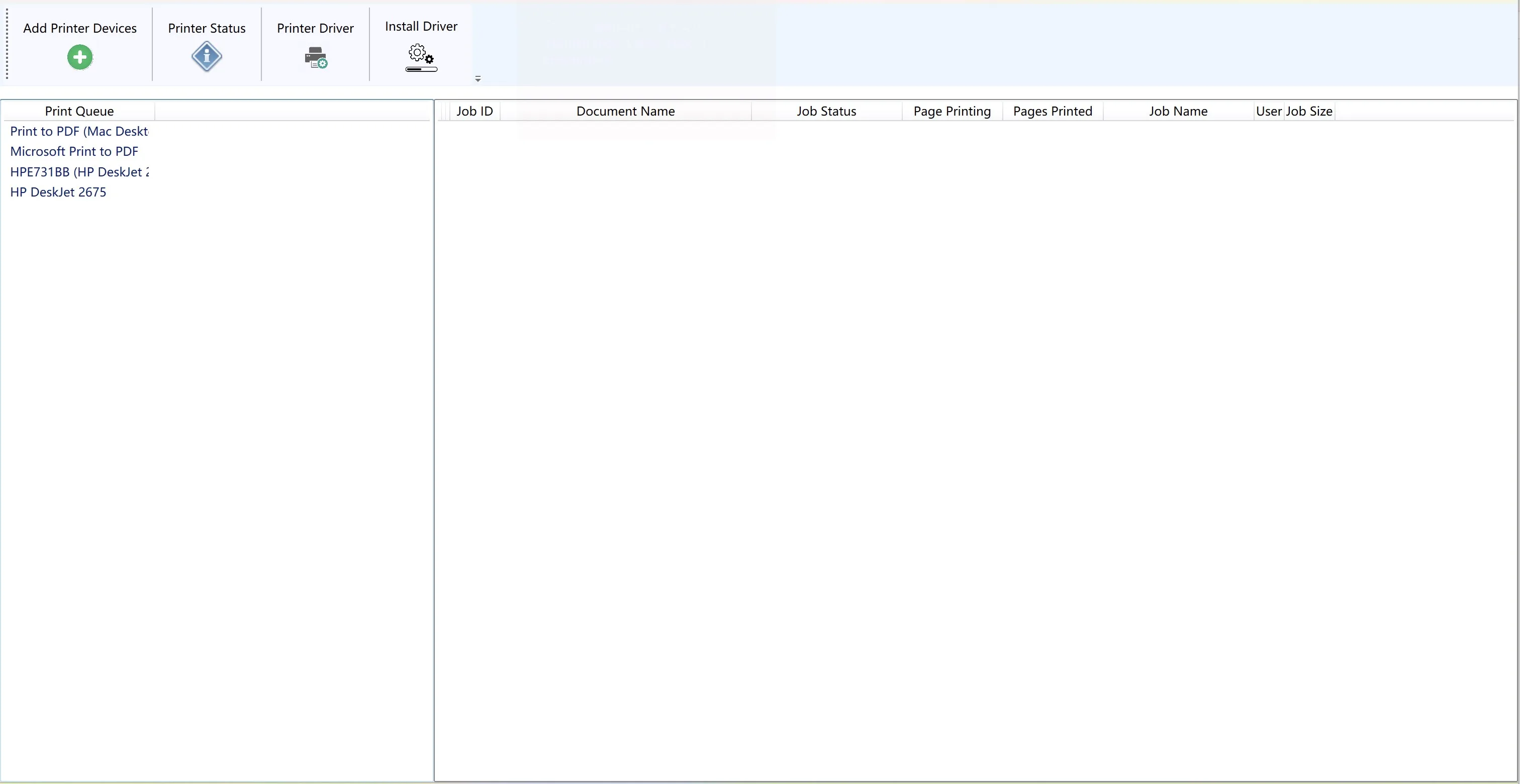 Printer Management screenshot 1