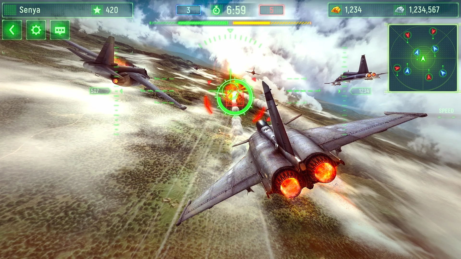 Wings of War: Сучасний літак screenshot 3