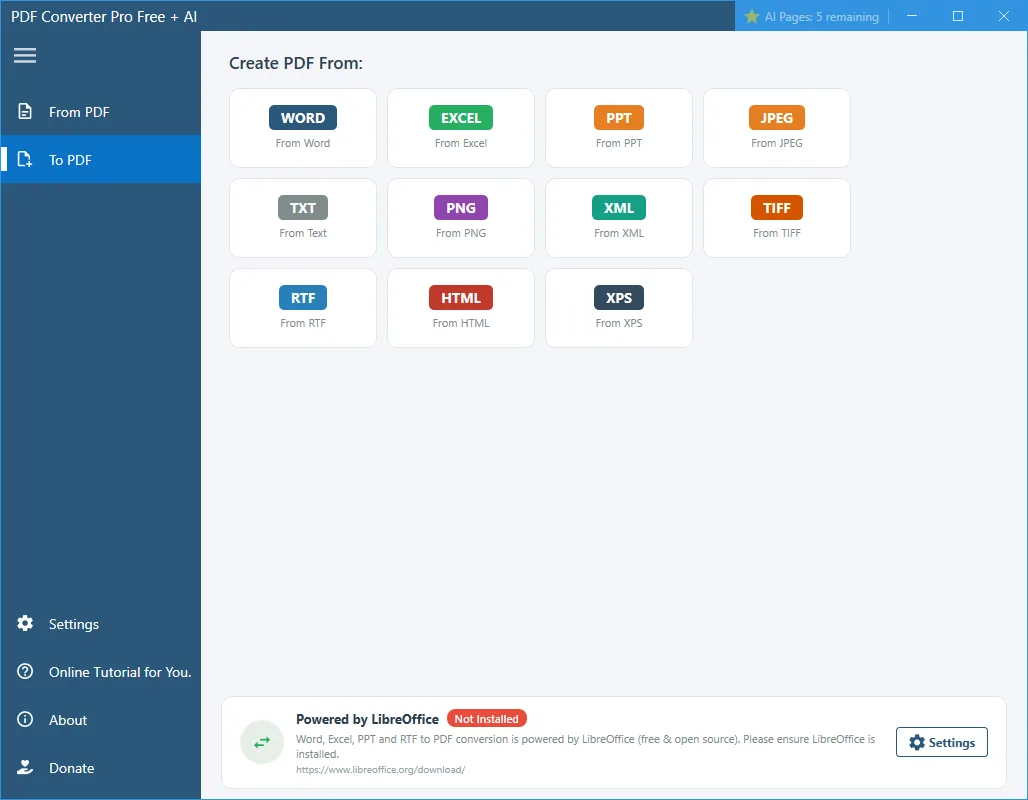 PDF Converter Pro Free + AI screenshot 5