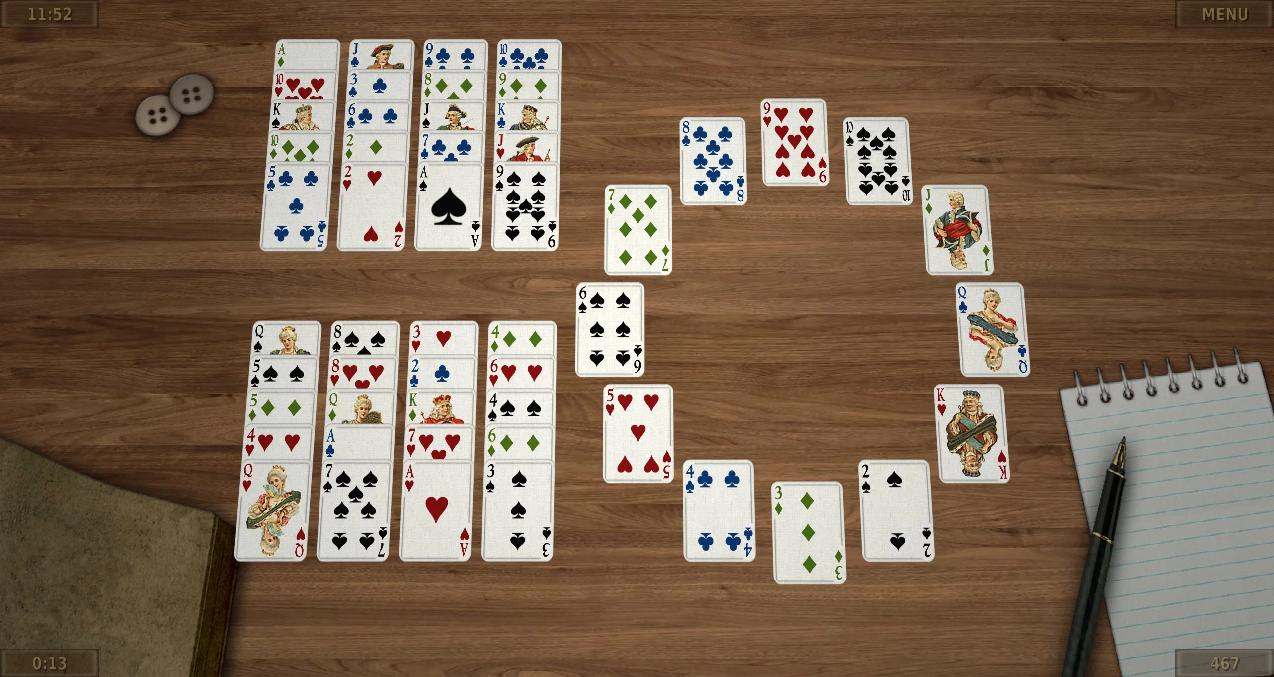 Solitaire 3D screenshot 2