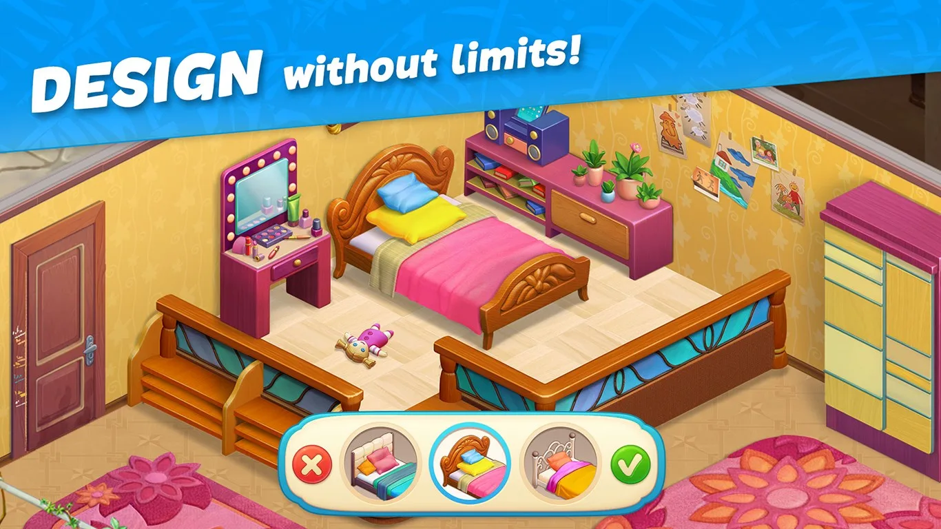 Hawaii Match-3 Mania: House Decorating Game screenshot 2