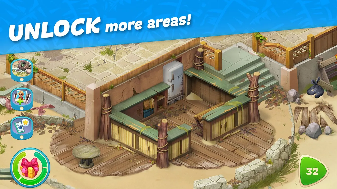 Hawaii Match-3 Mania: House Decorating Game screenshot 4