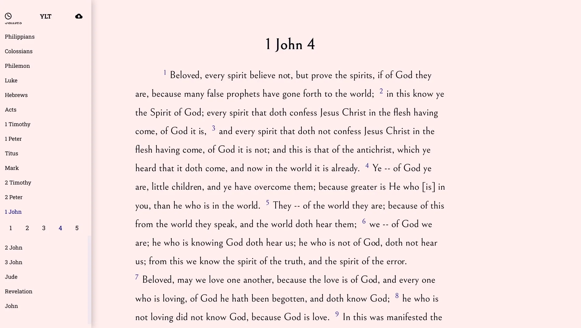 Bolls Bible screenshot 1