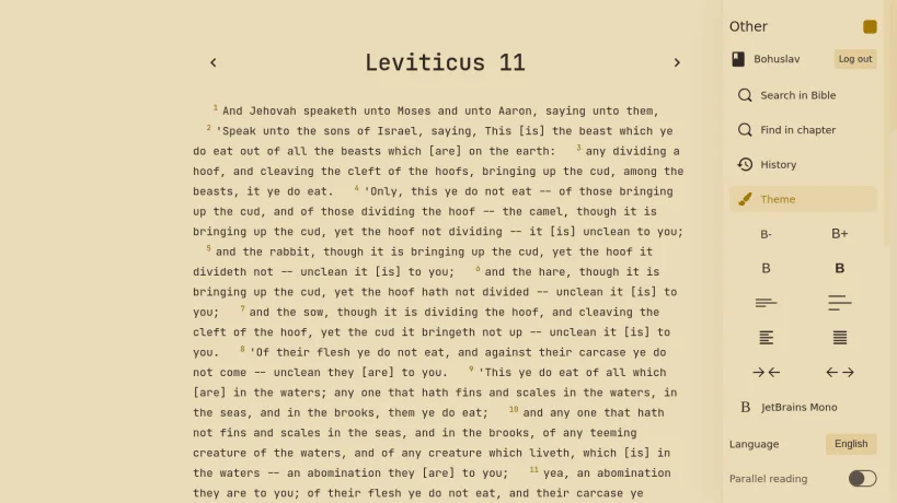 Bolls Bible screenshot 2
