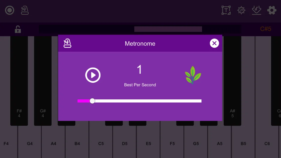 MIDI Piano Editor screenshot 4