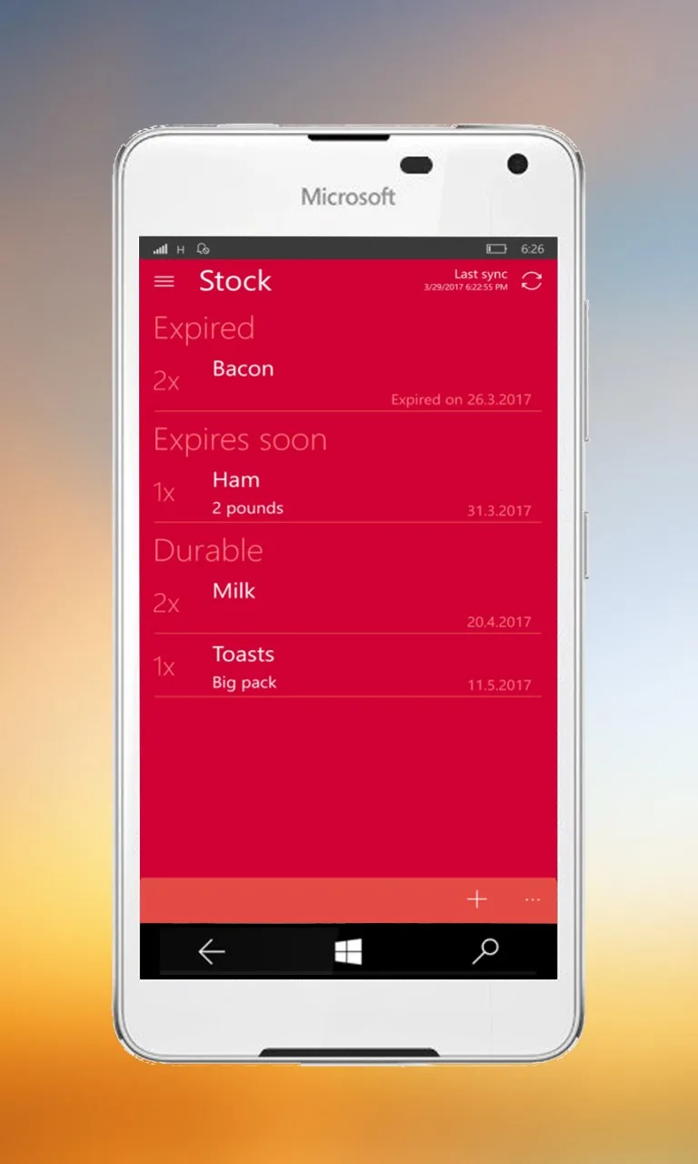 buyFood - shopping and inventories screenshot 1