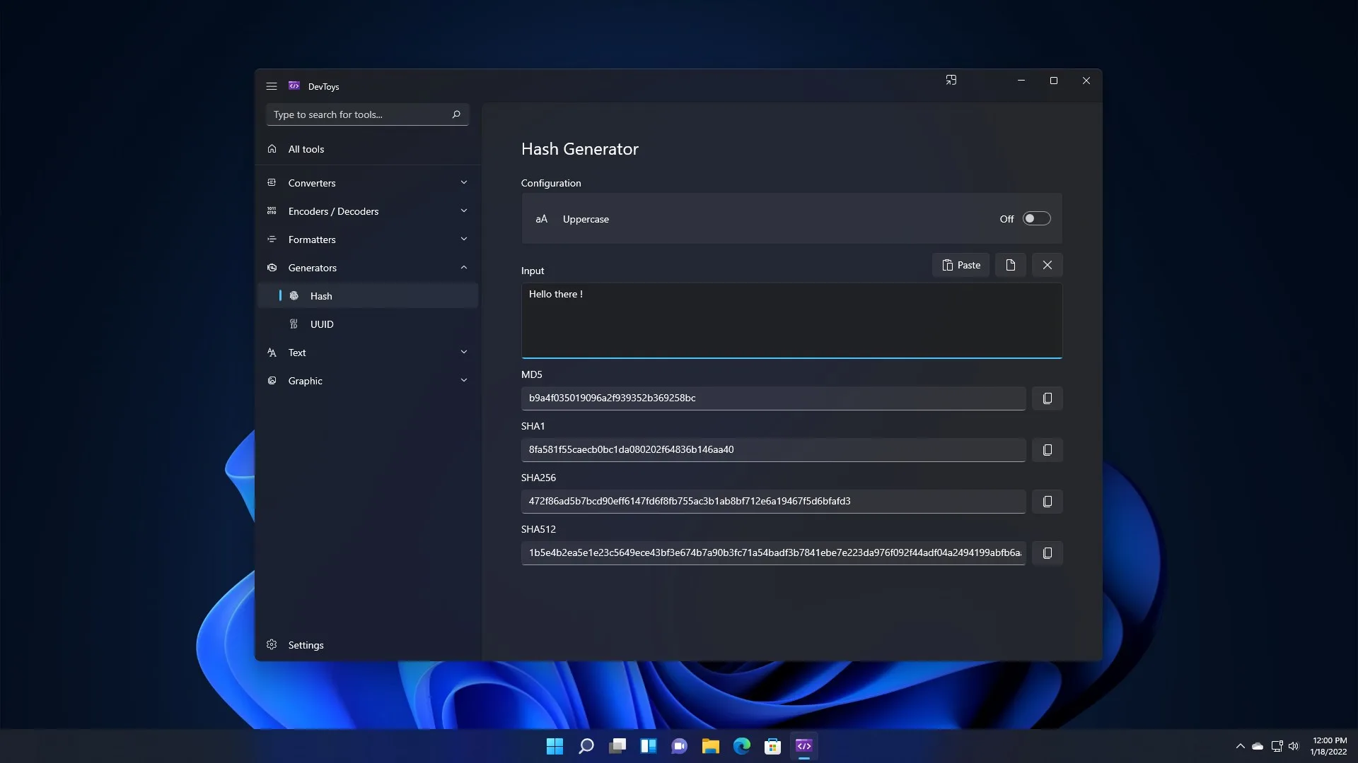 DevToys screenshot 4
