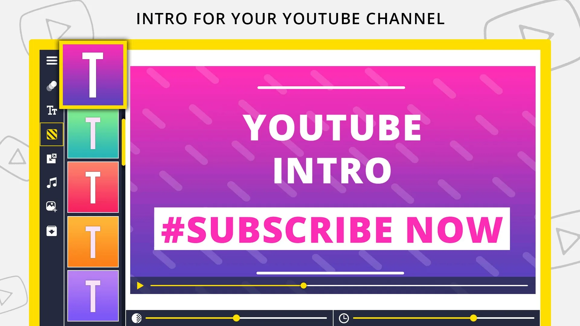 Textro: Animated Text Video screenshot 1