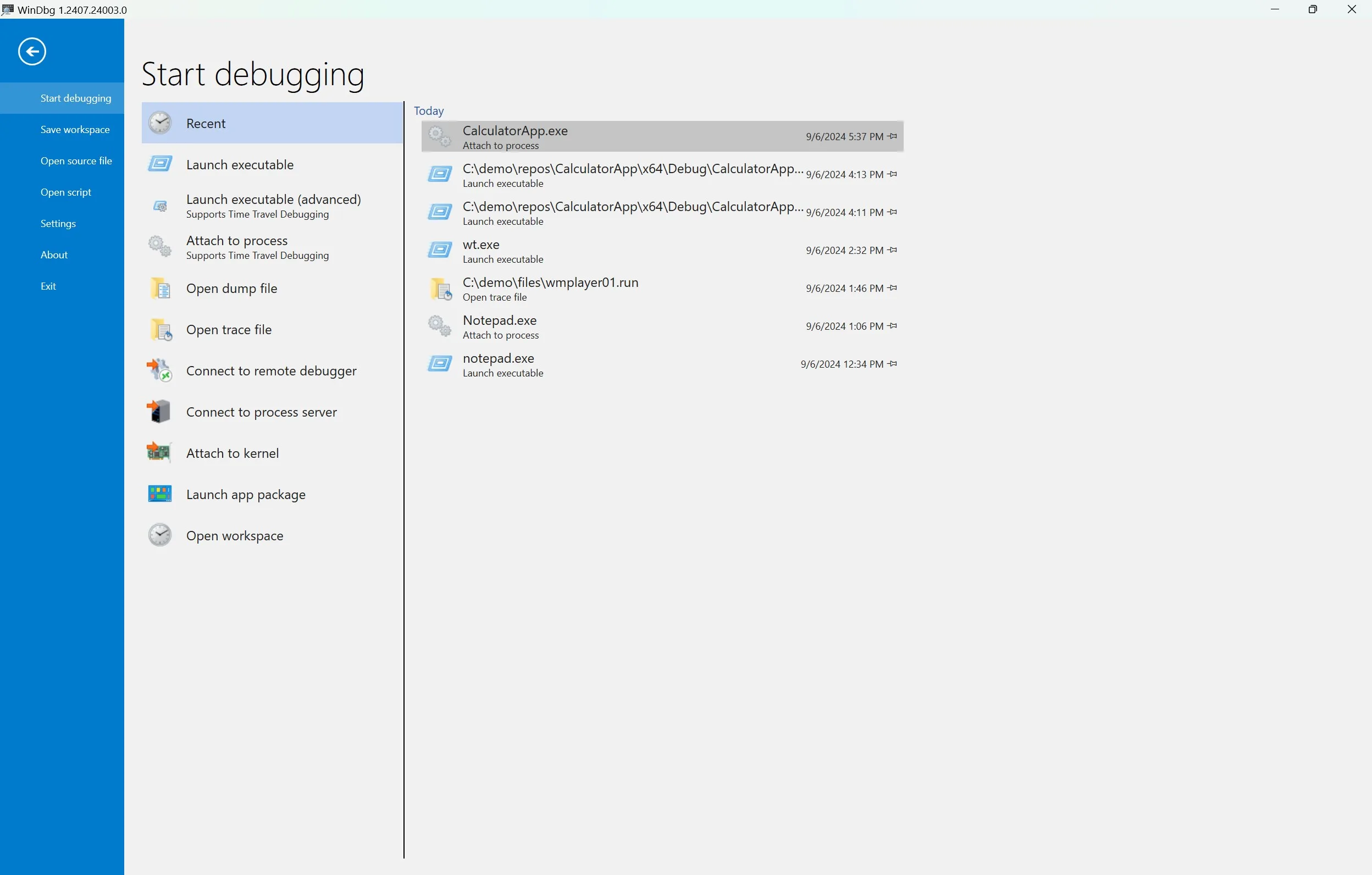 WinDbg screenshot 1