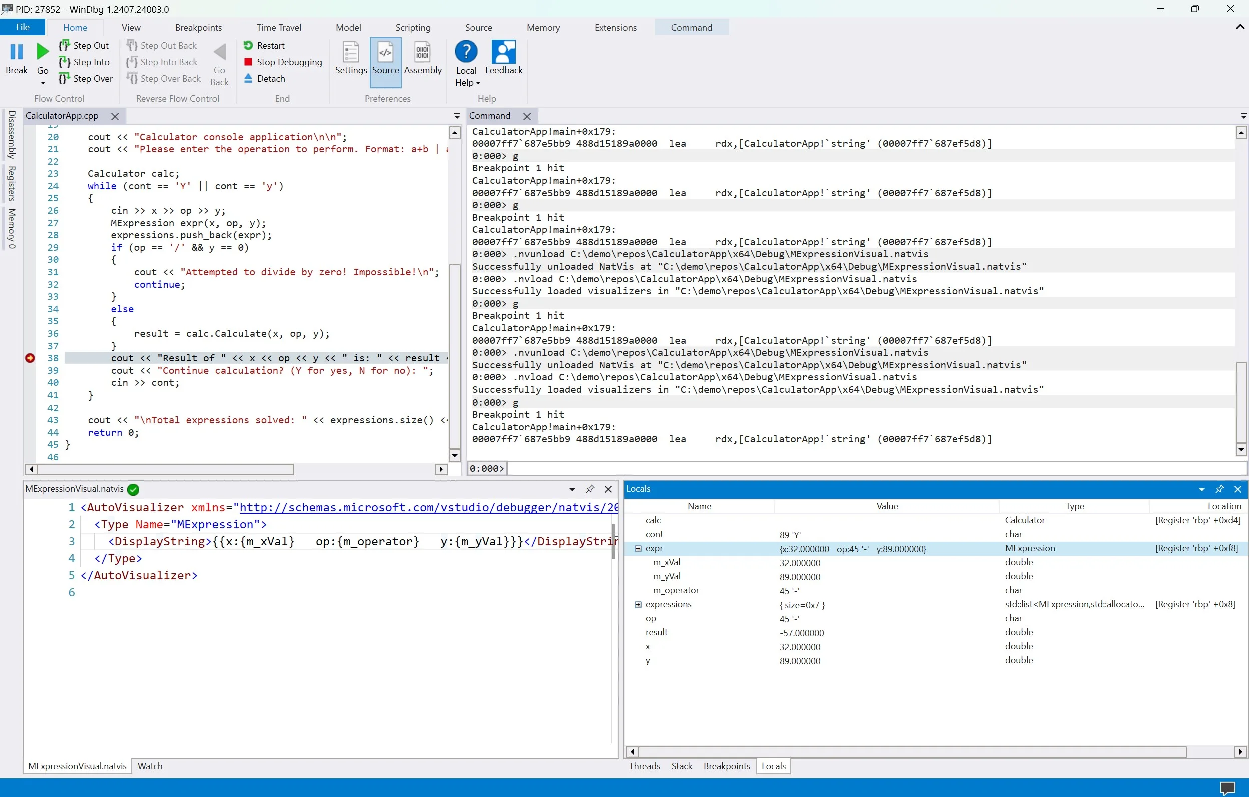 WinDbg screenshot 4