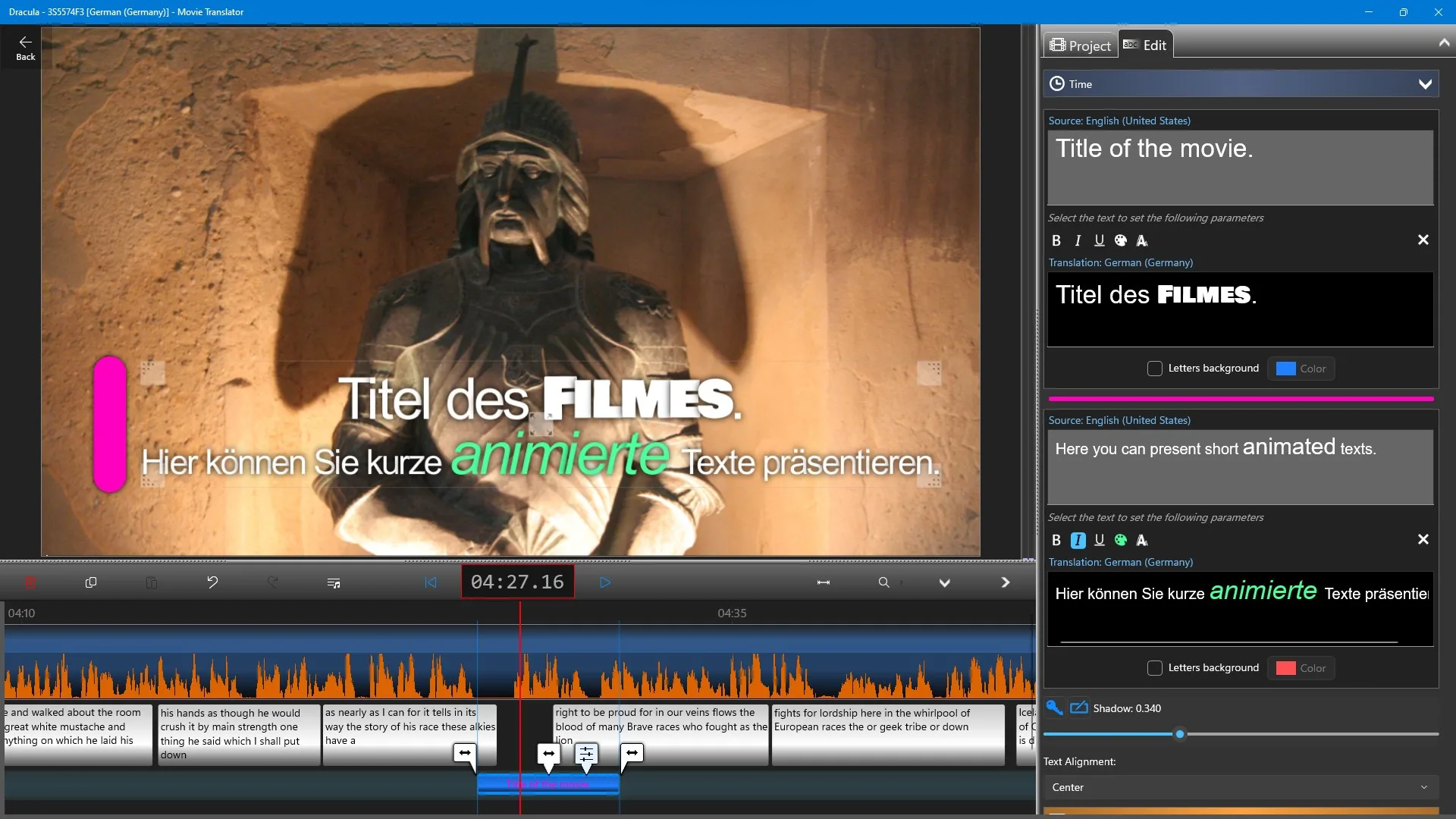 Movie Translator - Переводчик фильмов screenshot 3