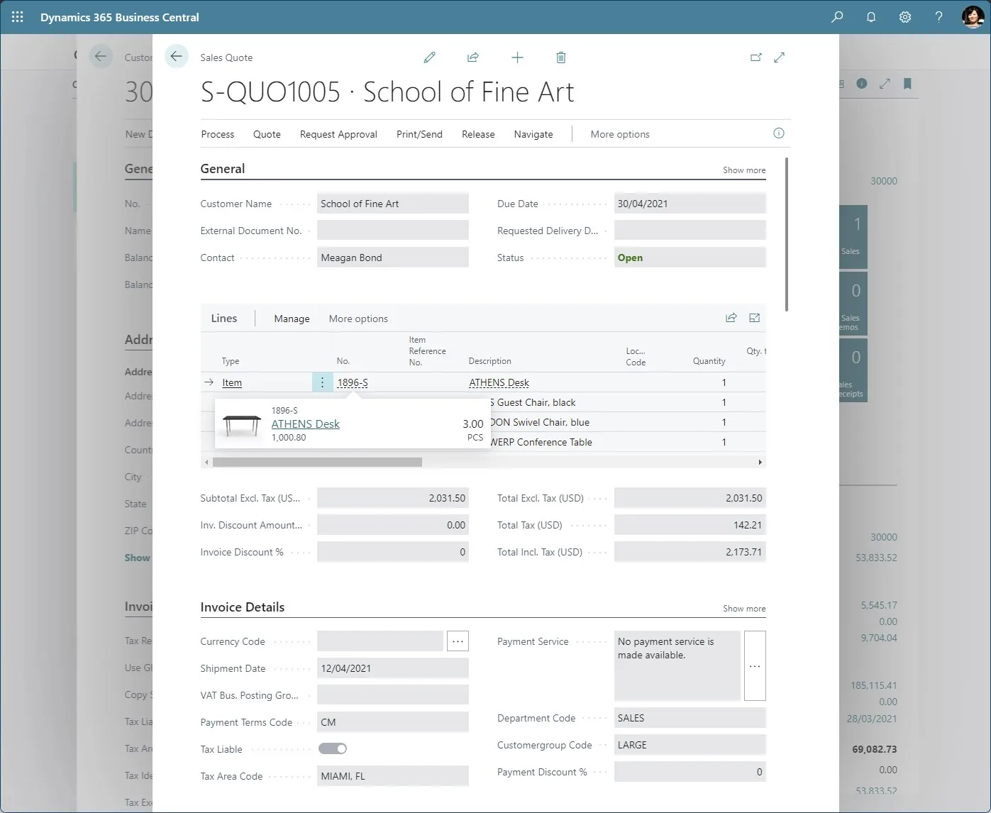 Dynamics 365 Business Central screenshot 3