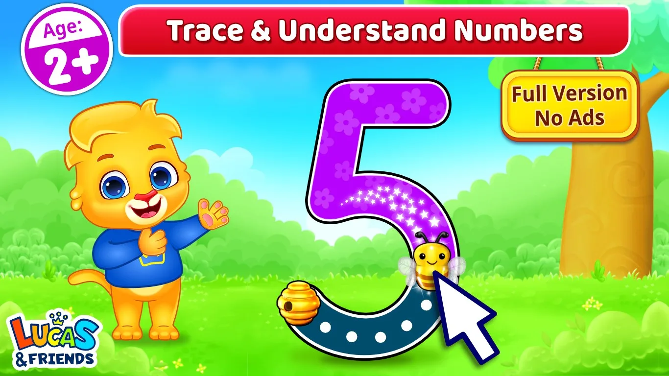 «Цифры 123» – счет и обведение фигур screenshot 5
