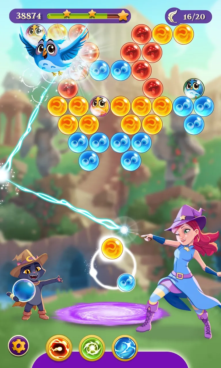 Bubble Witch 3 Saga screenshot 1