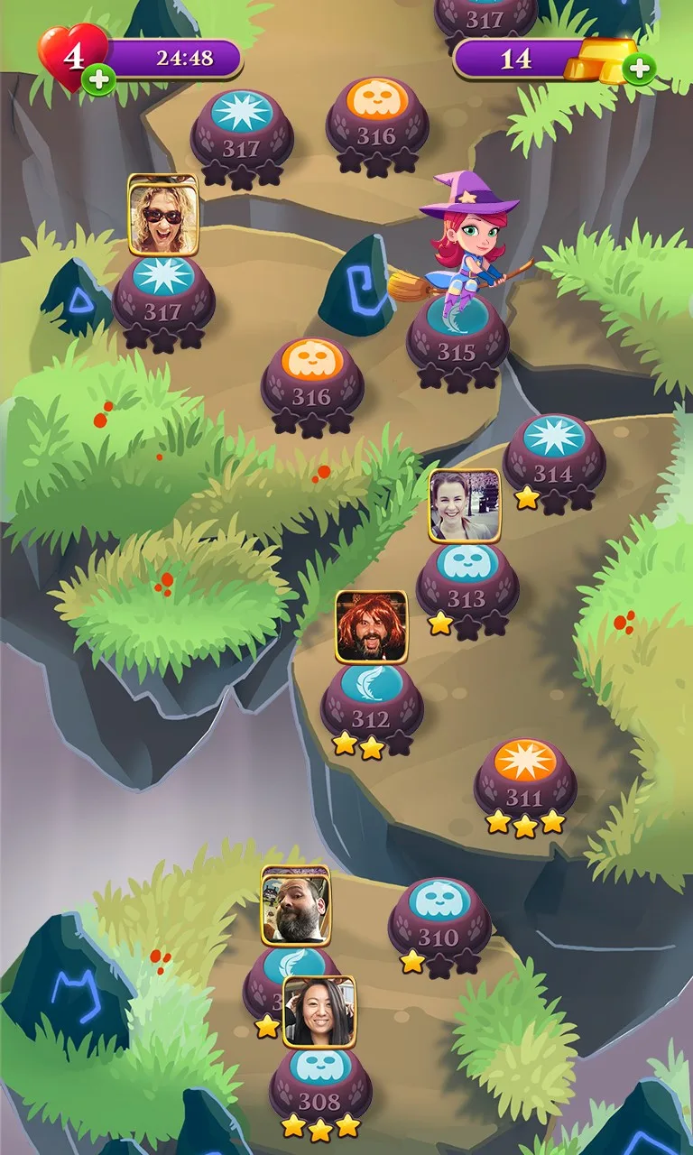 Bubble Witch 3 Saga screenshot 3