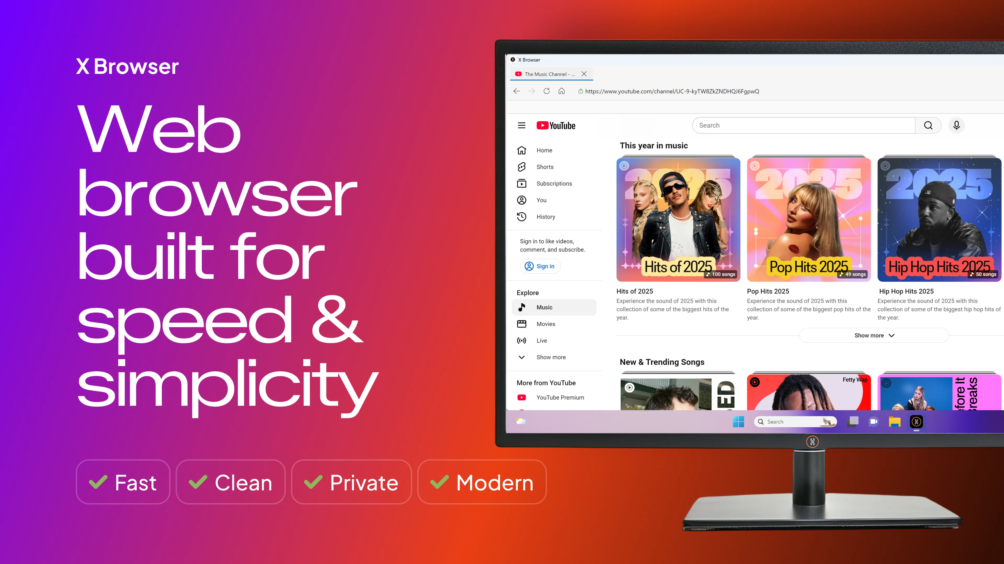 X Browser screenshot 3