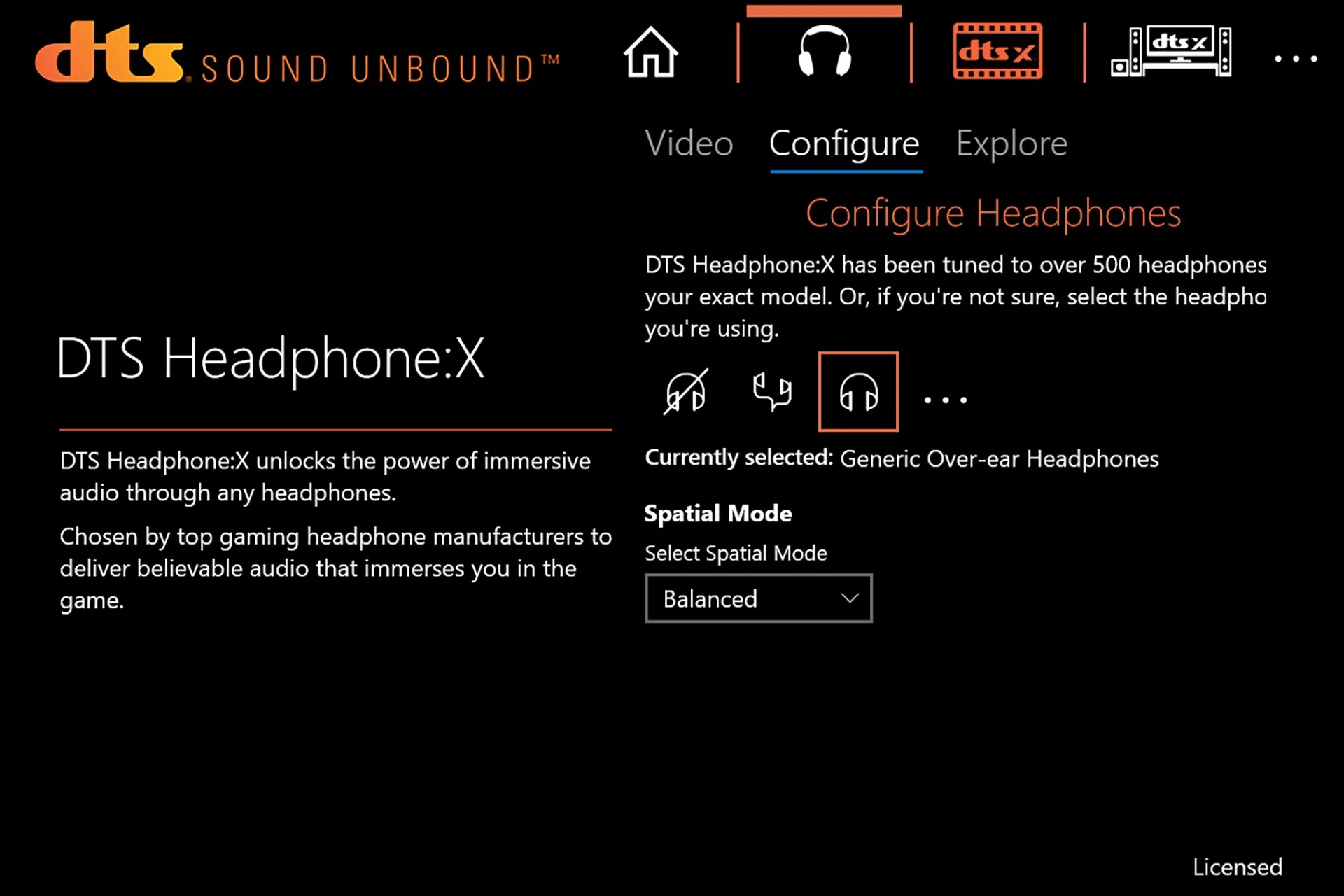 DTS Sound Unbound screenshot 1