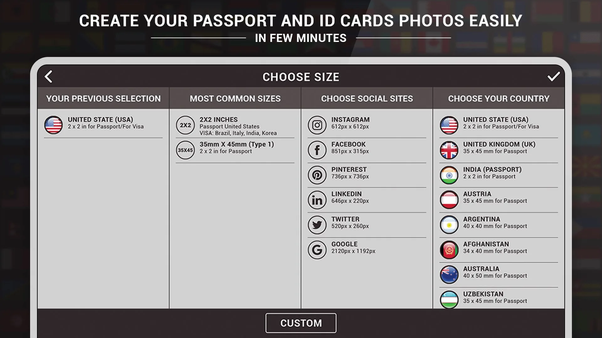 Passport Size Photo Maker screenshot 1