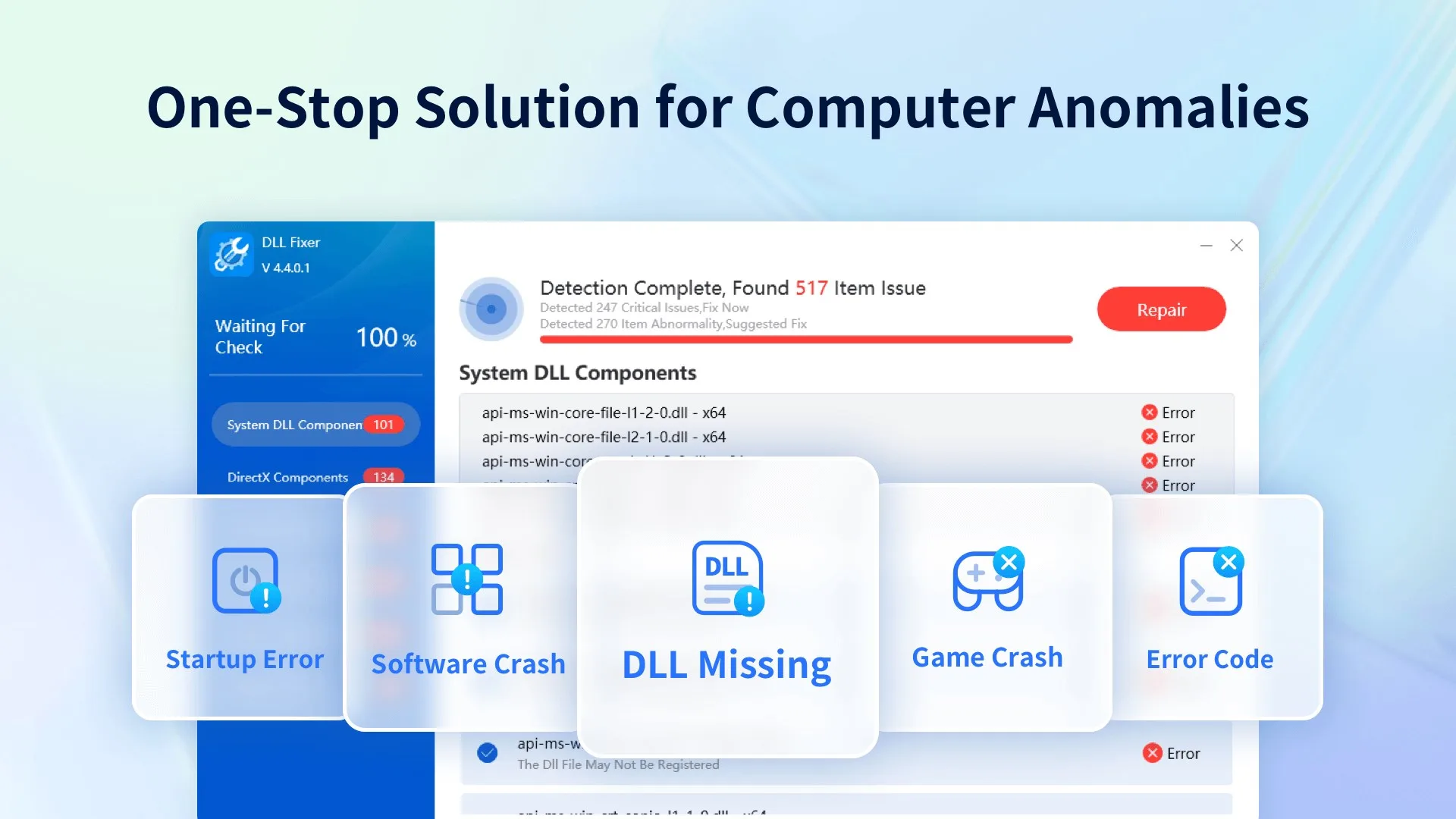 DLL Fixer — Помощь с ошибками ПК screenshot 2