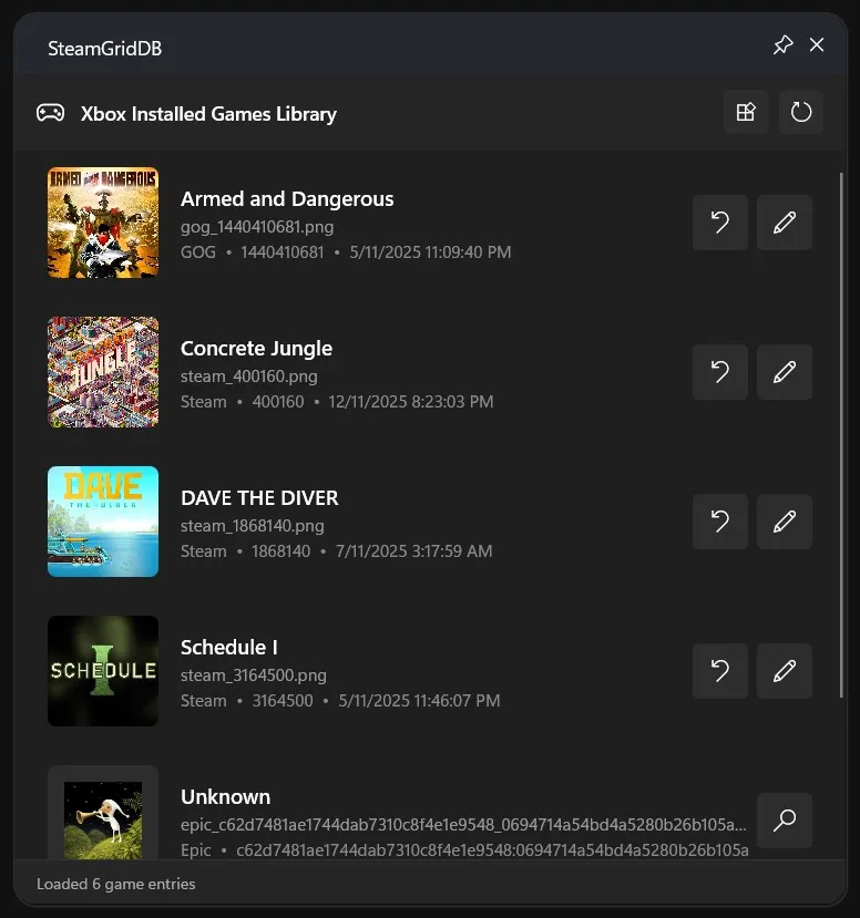SteamGridDB for Xbox screenshot 2