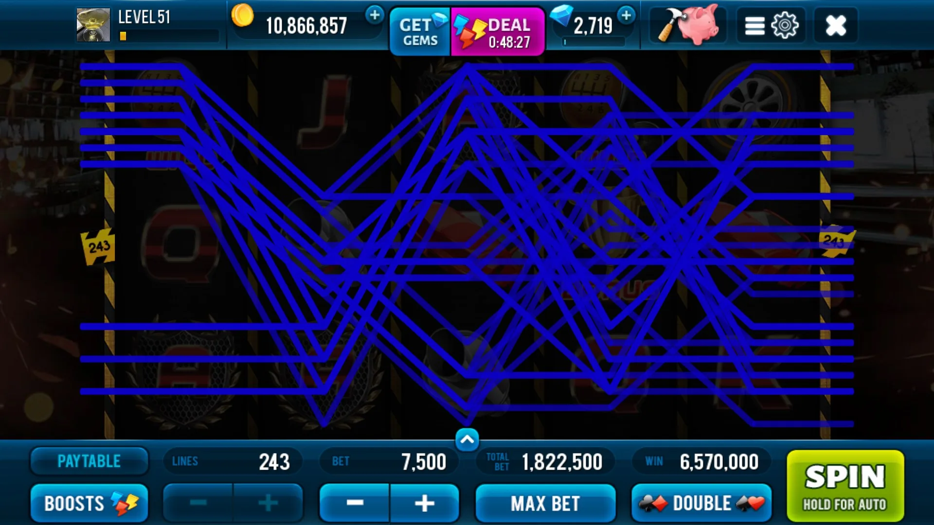 Speed Rush Las Vegas Slot screenshot 2