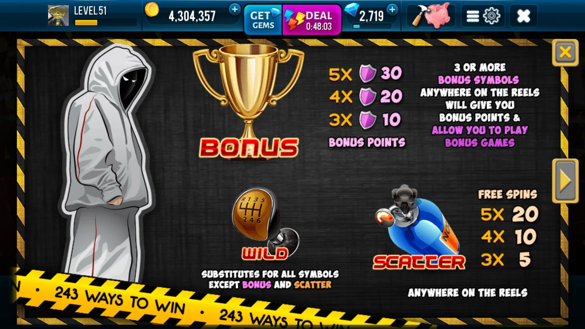 Speed Rush Las Vegas Slot screenshot 5