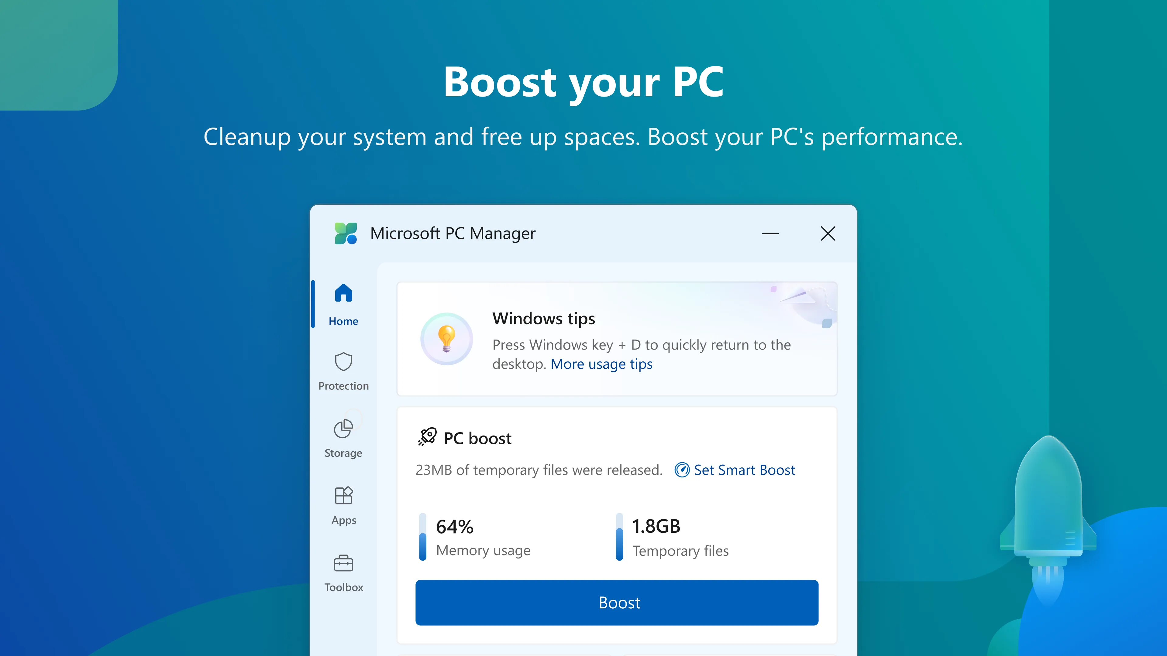 Microsoft PC Manager screenshot 3