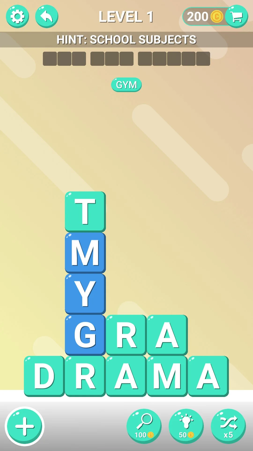 Word Stacker - Word Game 2019 screenshot 1