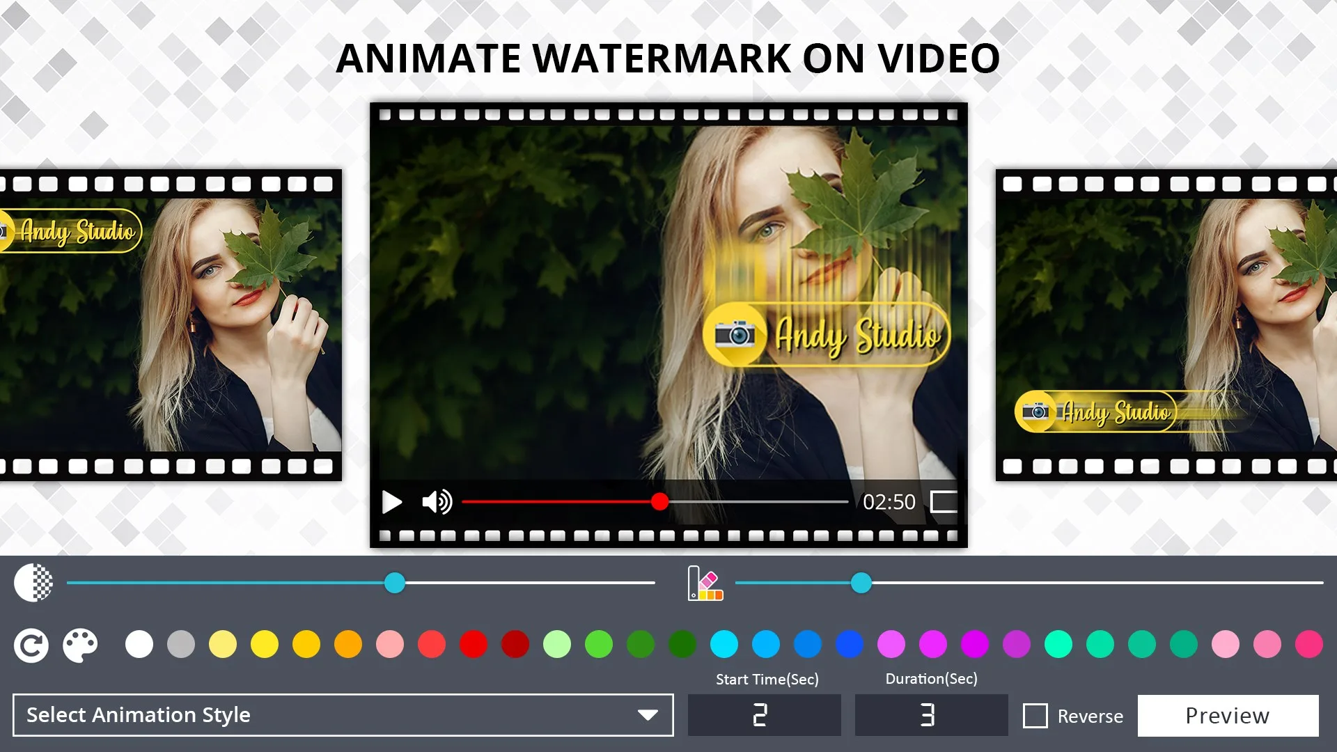 Animated Watermark on Video screenshot 5